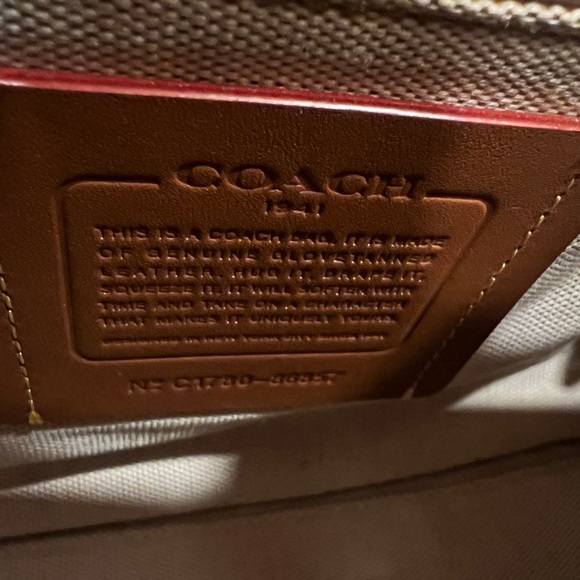 Coach Rogue Satchel in Chalk White pebbled leather old brass hardware. - Picture 8 of 16